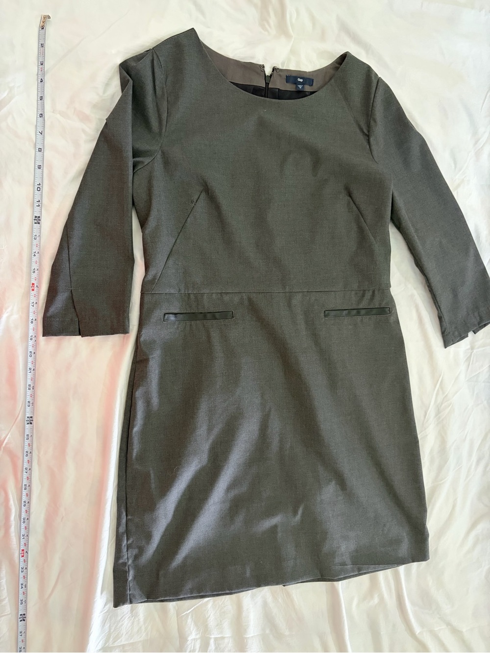 GAP Dark Gray Midi Sheath Dress
